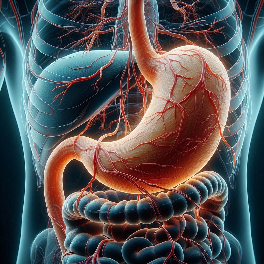 7 Effective Strategies to Beat Inflammation Naturally Stomach showing the Gut