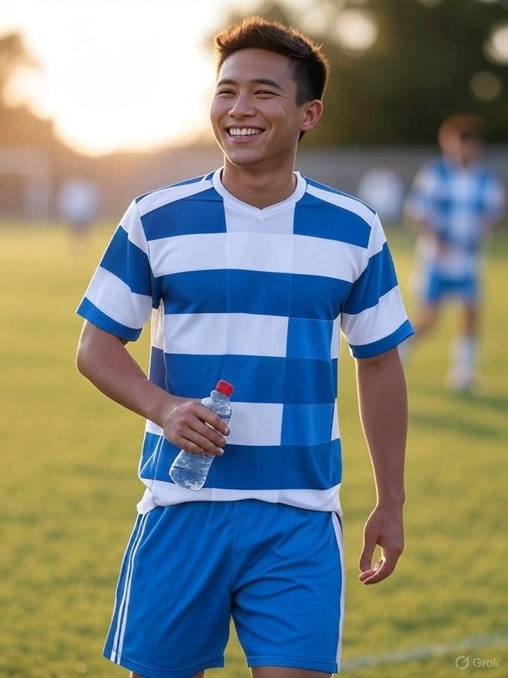 Someone is Happy after a workout through exercise recovery.