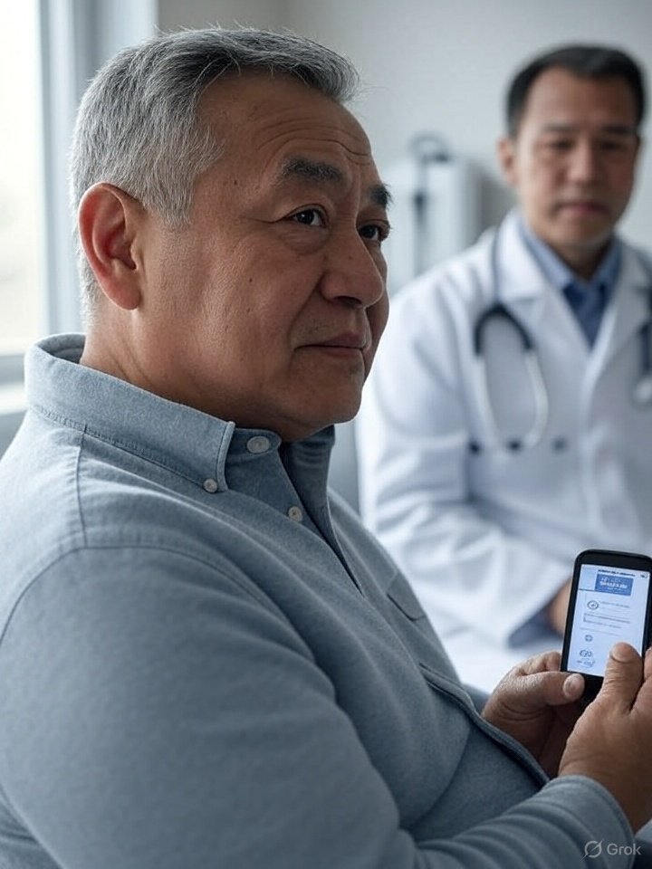 7 Proven Ways to Reduce Blood Sugar Naturally A person smiling, holding a Gluco6 bottle and a plate of veggies, ways to Reduce Blood Sugar Naturally